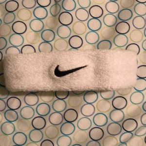 White Nike Headband